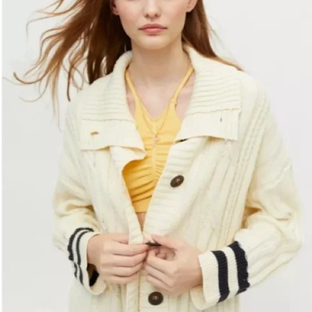 Urban Outfitters BDG Blake Spliced Fisherman Cardigan XS/S